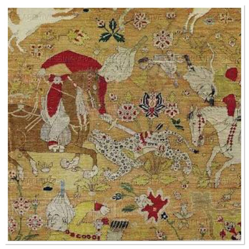 Hunting carpet at MAK