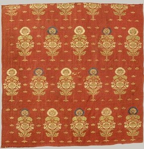 Safavid silk productions in hand of a Circassian