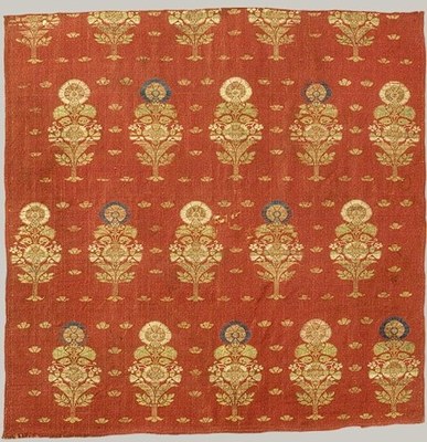 Safavid silk productions in hand of a Circassian