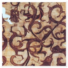 Detail of silk ritual garment from a 4th-century BCE, Zhou era, China