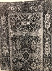 The Buccleuch Sanguszko Carpet with Offset Medallions and Cartouches, 226 x 452 cm, wool pile on a cotton and wool foundation which belongs to the Duke of Buccleuch and Queensberry, Boughton House, inv. no. 97-502,