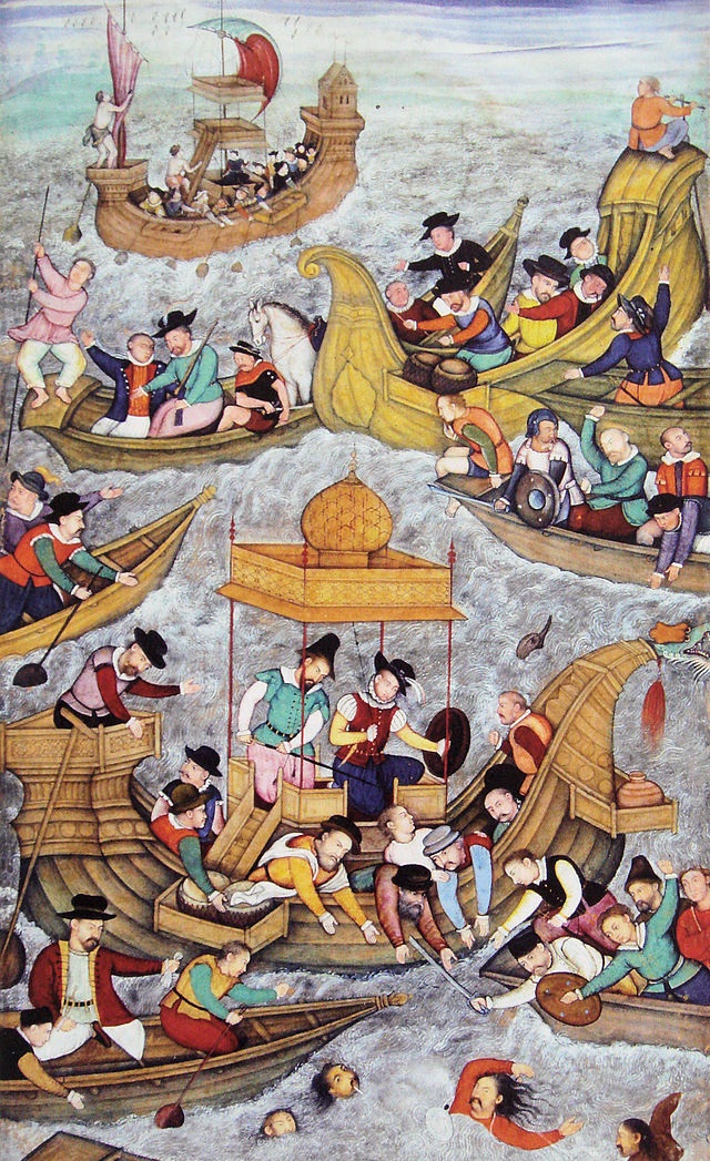 Persian miniature death of the shah