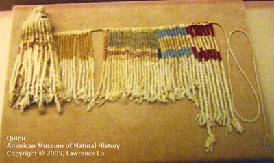 Weavers, the first recordkeepers