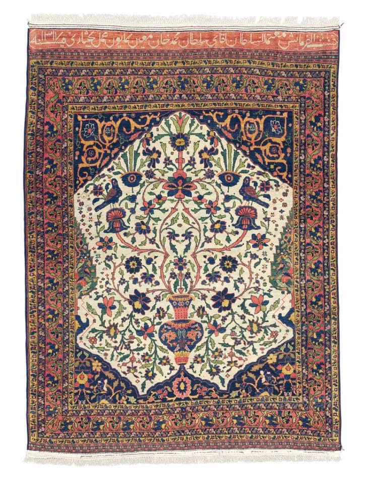 Bakhtiari khan carpet sold at a Christies auction on 21 April 2015
